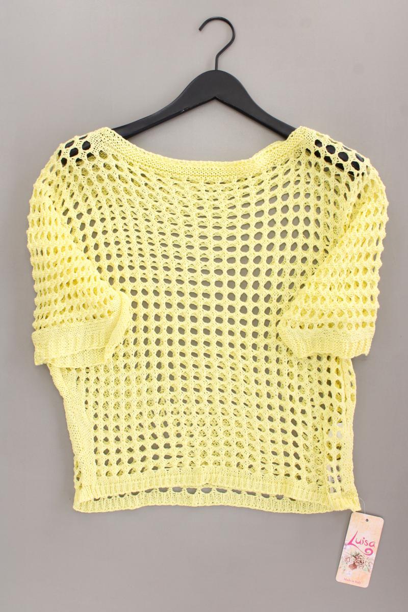 Häkelshirt Gr. OneSize neu mit Etikett Neupreis: 29,9€! Kurzarm gelb