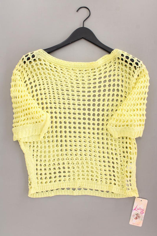 Häkelshirt Gr. OneSize neu mit Etikett Neupreis: 29,9€! Kurzarm gelb