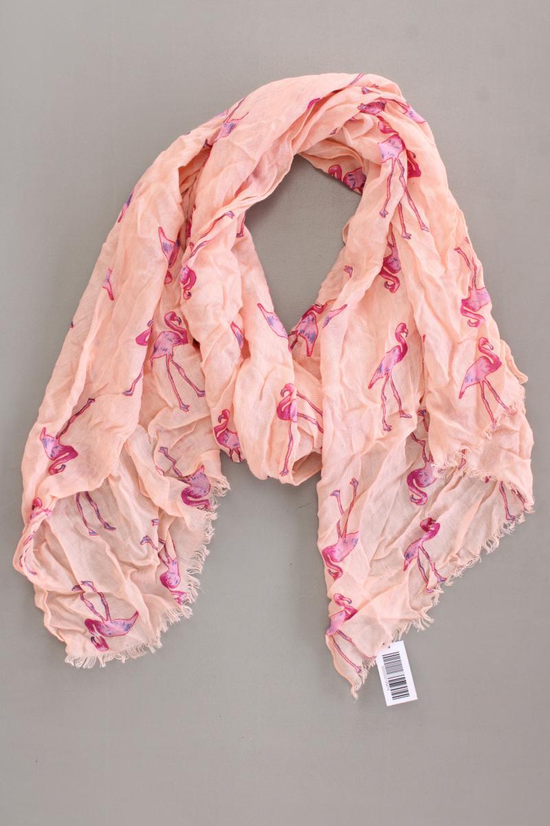 Tuch mit Flamingomuster rosa aus Viskose