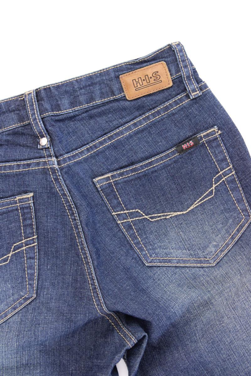 H.I.S. Boot Cut Jeans Gr. 34/L31 Modell Sanny Vintage blau aus Baumwolle