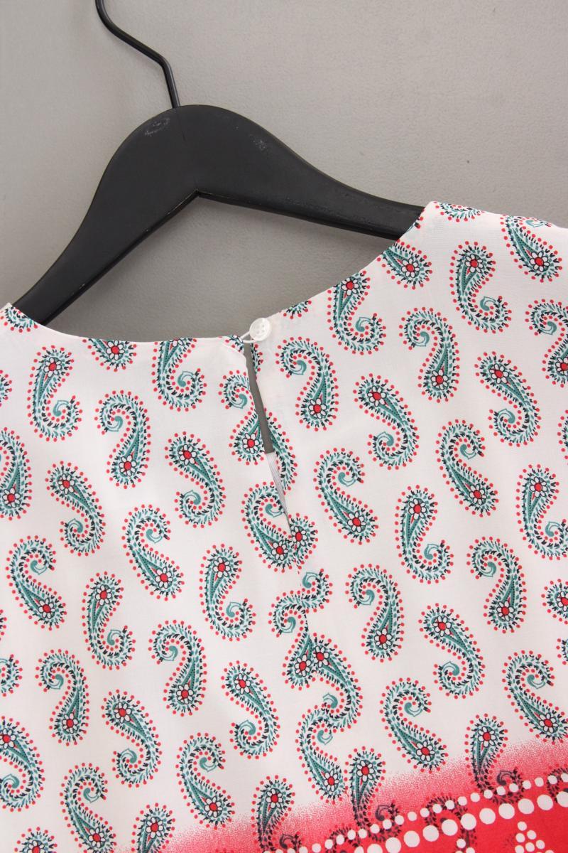 Mekstone Bluse Gr. 38 mit Paisleymuster Kurzarm mehrfarbig aus Viskose