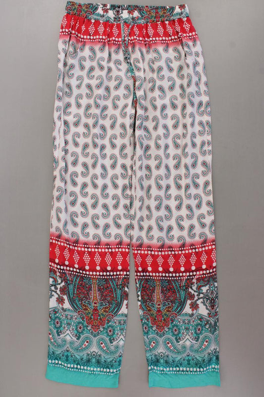 Mekstone Stoffhose Gr. 36 mit Paisleymuster mehrfarbig aus Viskose