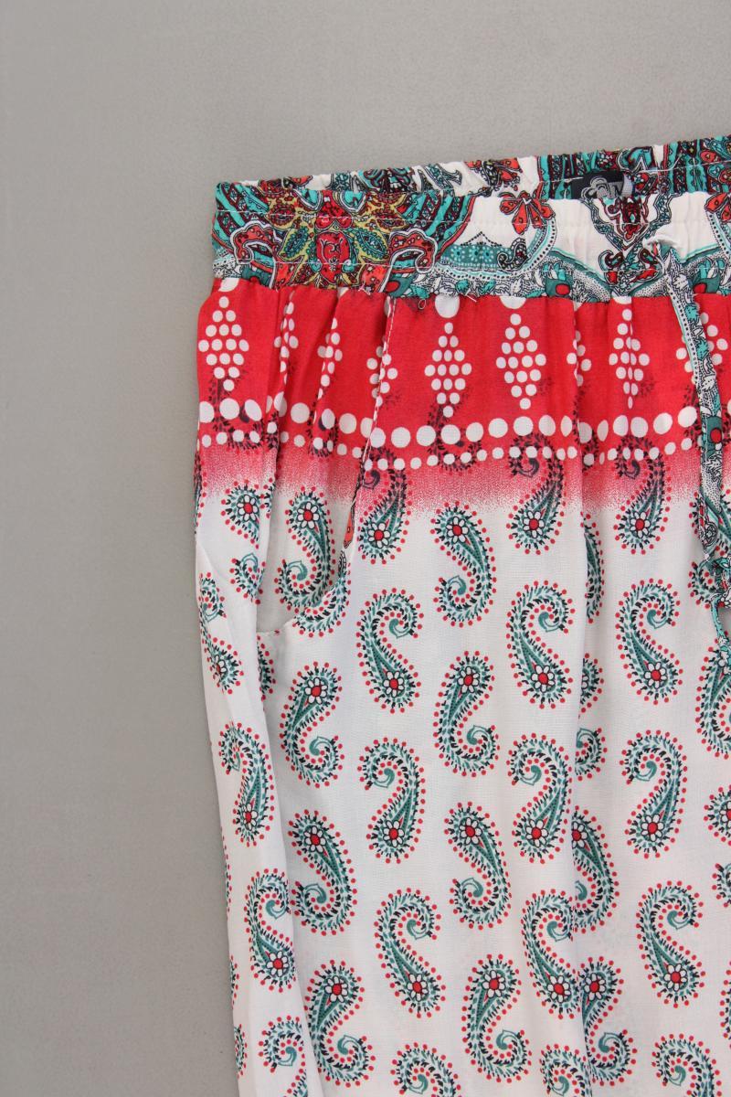 Mekstone Stoffhose Gr. 36 mit Paisleymuster mehrfarbig aus Viskose