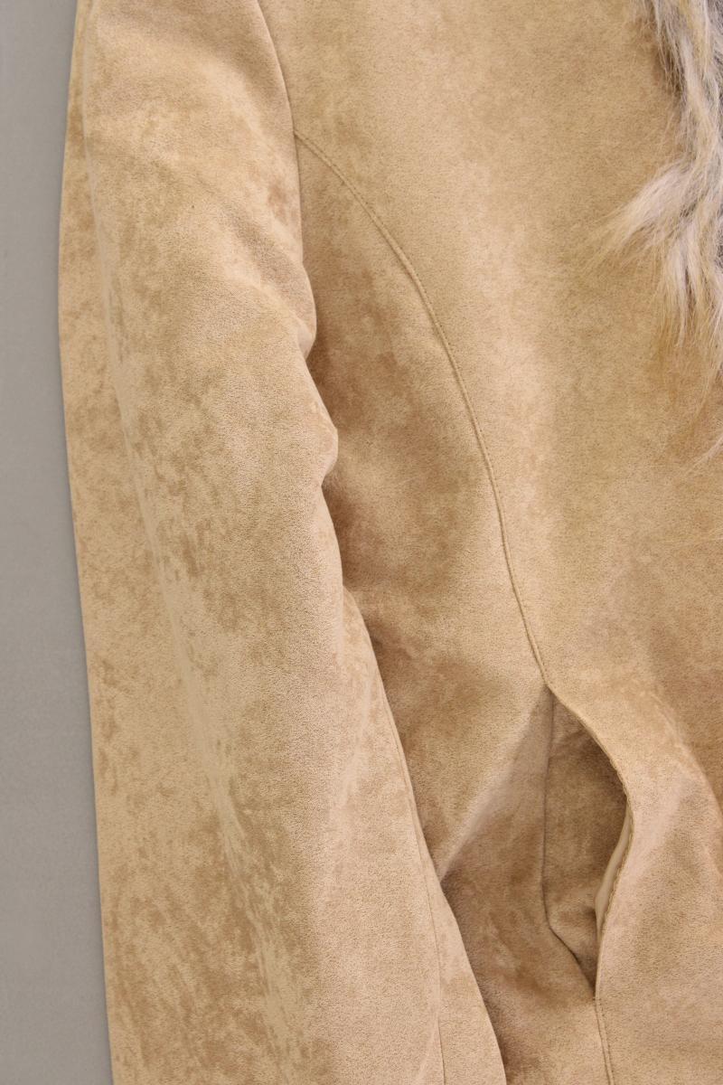 Y2K Jacke Gr. M Vintage creme aus Polyester