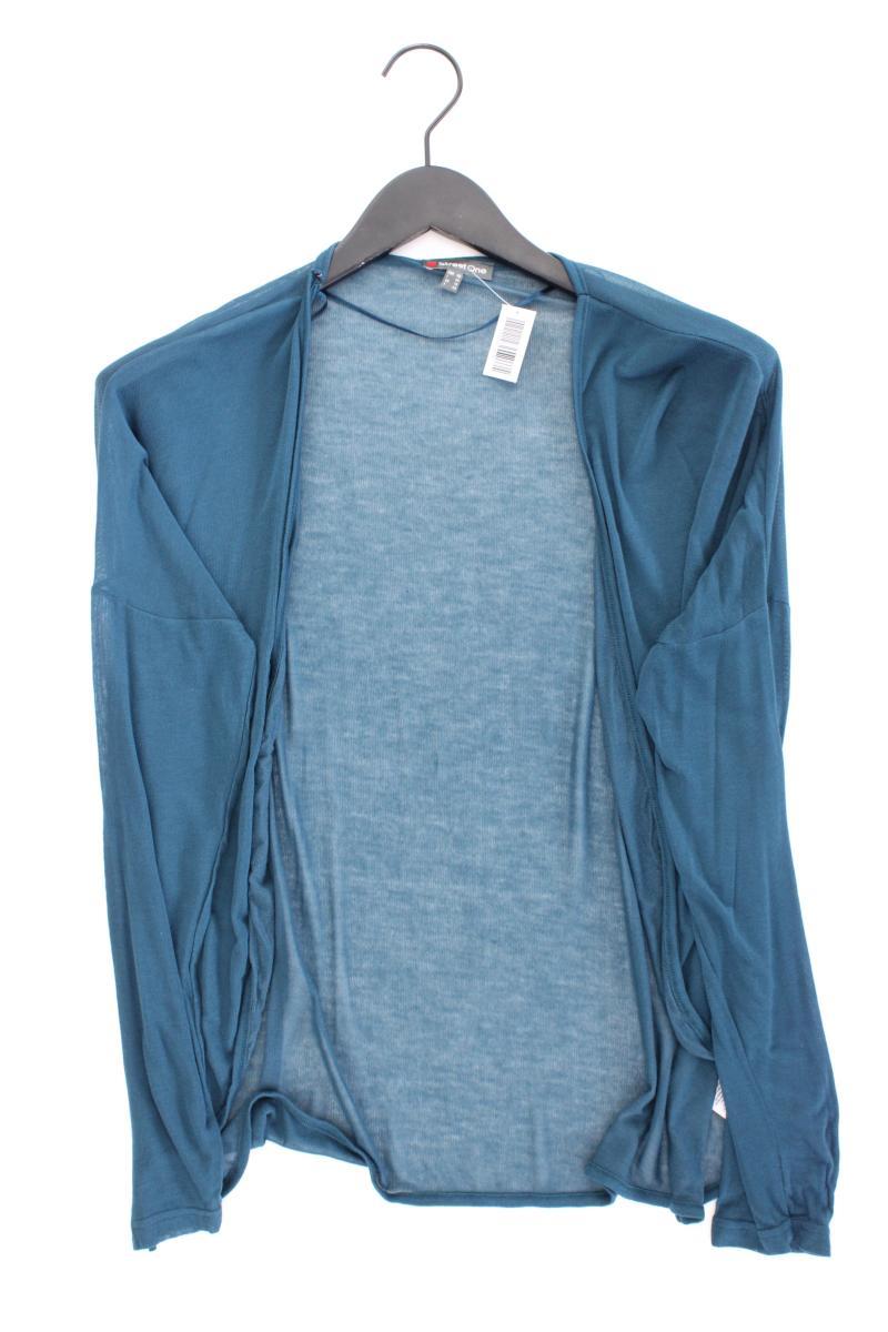 Street One Strickjacke Gr. 40 Langarm blau aus Viskose