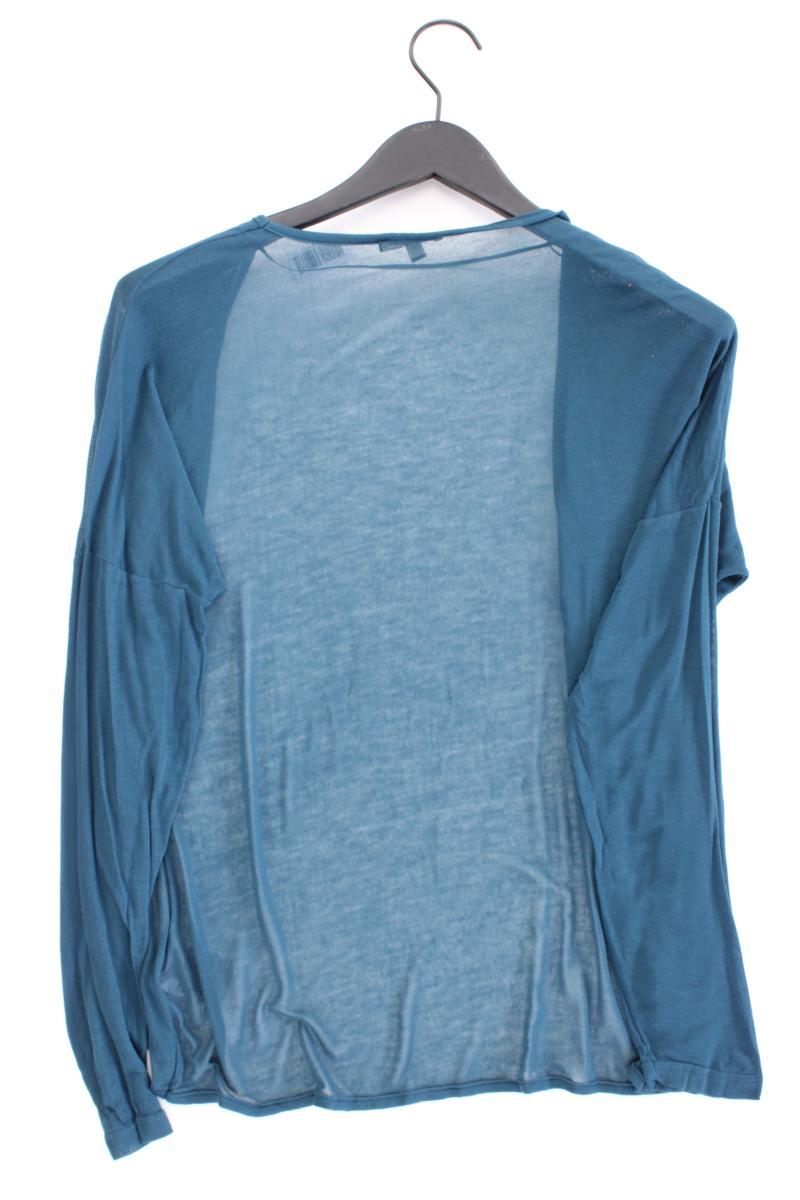 Street One Strickjacke Gr. 40 Langarm blau aus Viskose