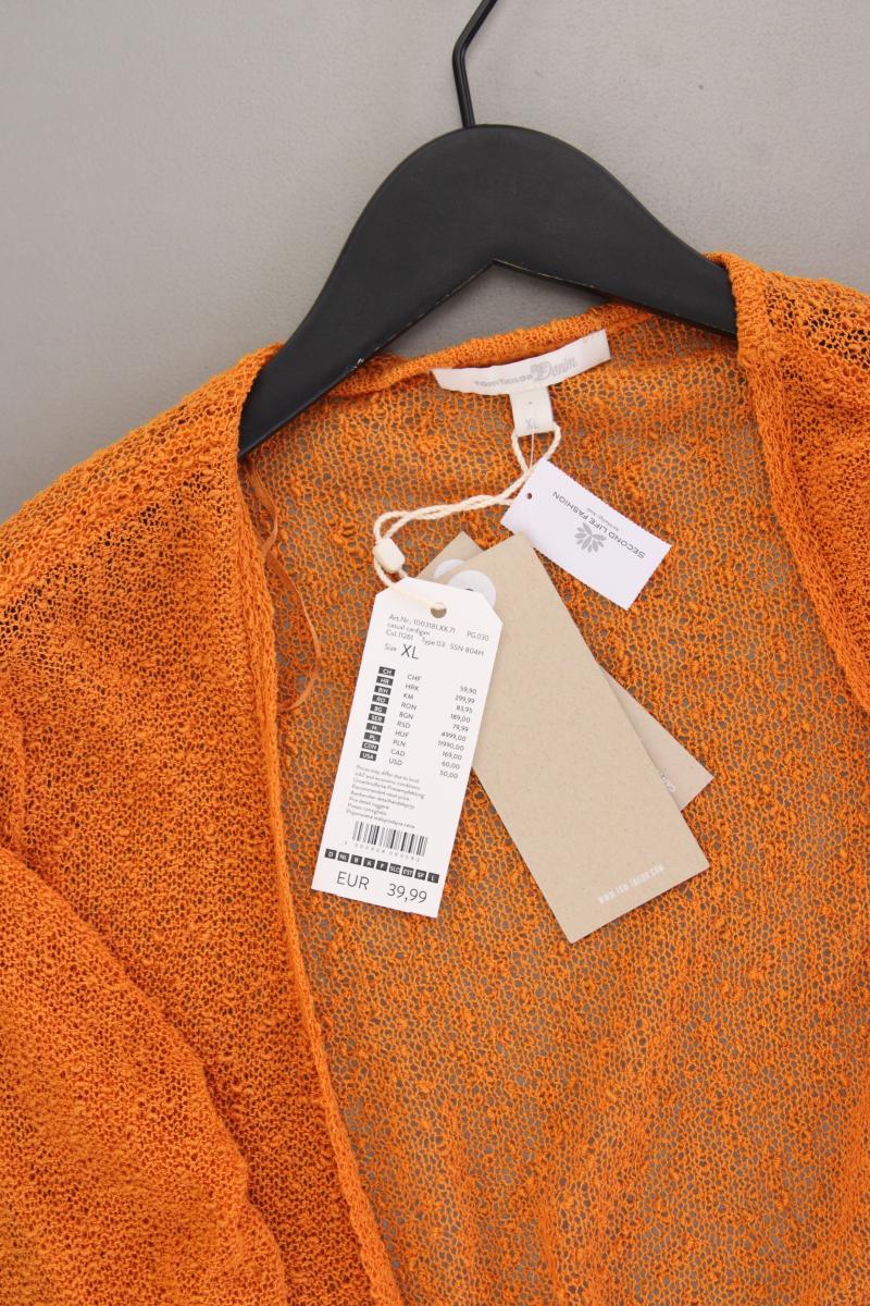 Tom Tailor (Denim) Strickjacke Gr. XL neu mit Etikett Neupreis: 39,99€! orange