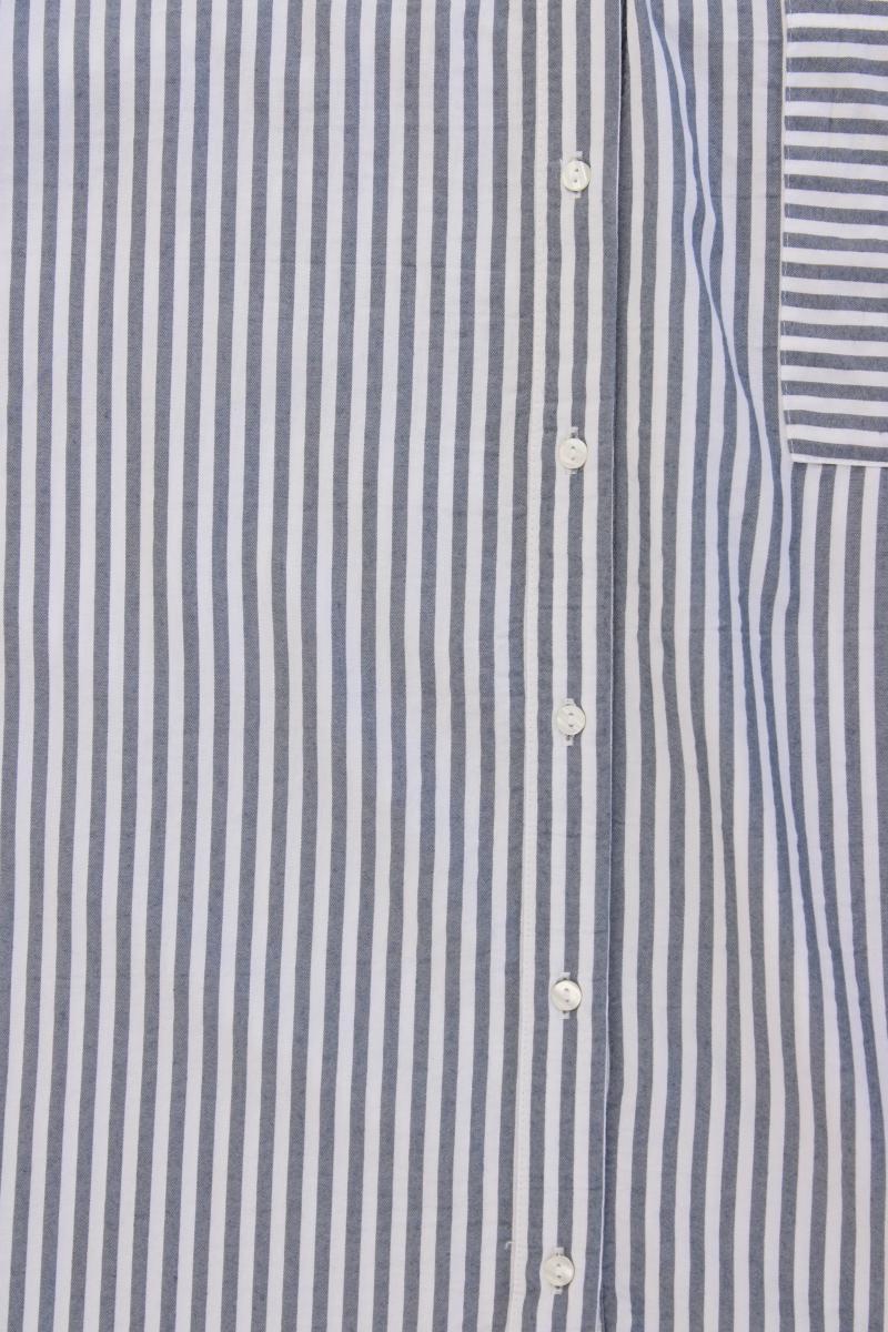PIGALLE Longbluse Gr. XL gestreift Kurzarm grau
