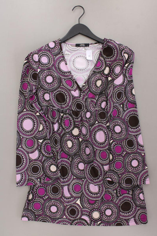 Melrose Minikleid Y2K Gr. 38 Langarm Vintage lila aus Polyester