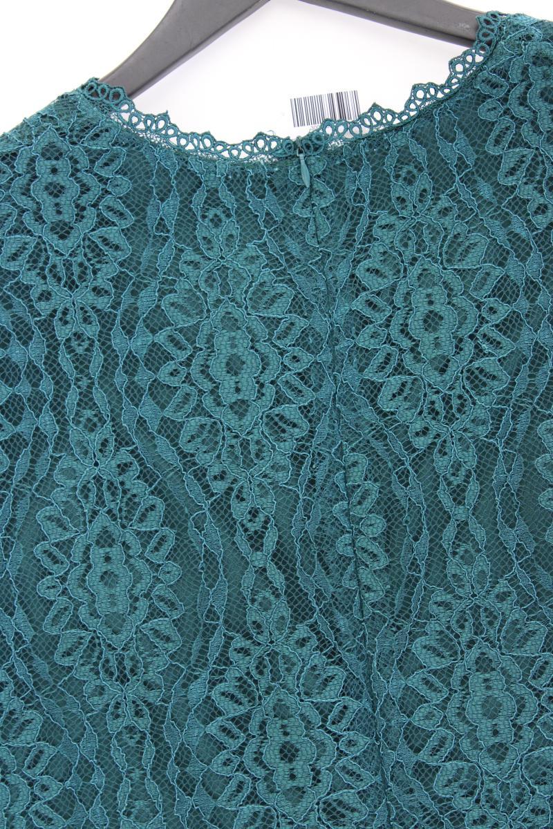 Mona Spitzenkleid Gr. 52 neuwertig Kurzarm grün aus Polyester