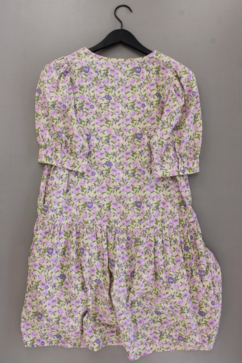 Only Sommerkleid Gr. S mit Blumenmuster Kurzarm mehrfarbig aus Baumwolle