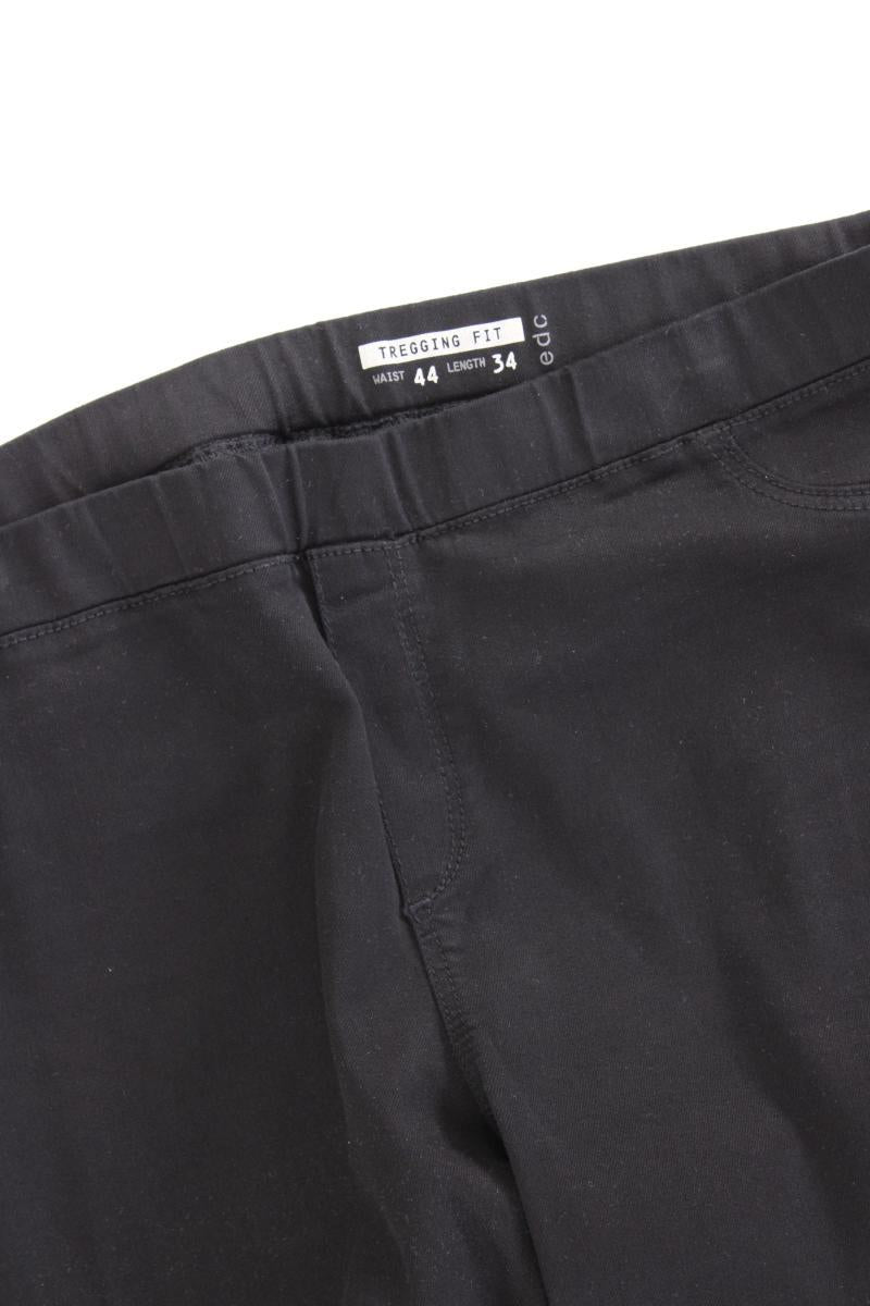 edc by Esprit Hose Gr. 44/L34 schwarz aus Baumwolle