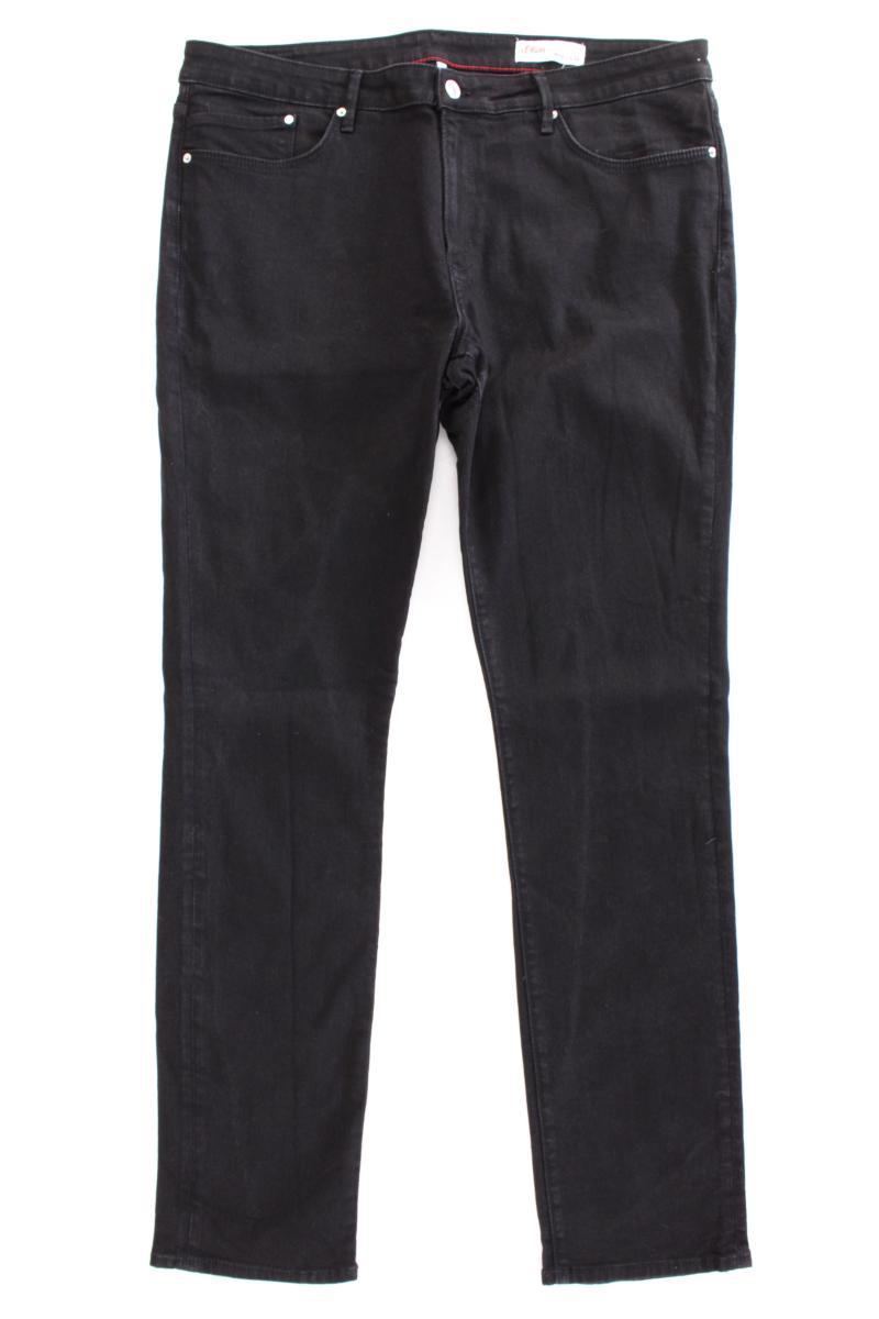 s.Oliver Skinny Jeans Gr. 46/L34 schwarz aus Baumwolle