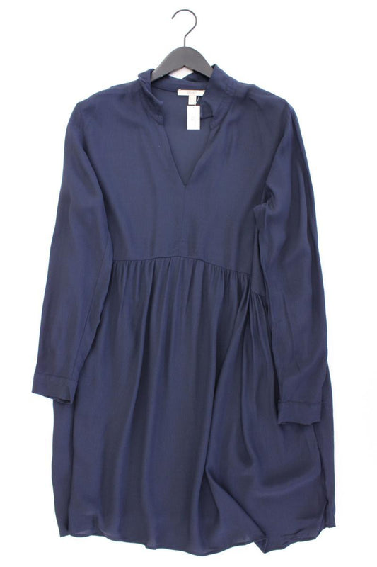 Esprit Langarmkleid Gr. 42 blau