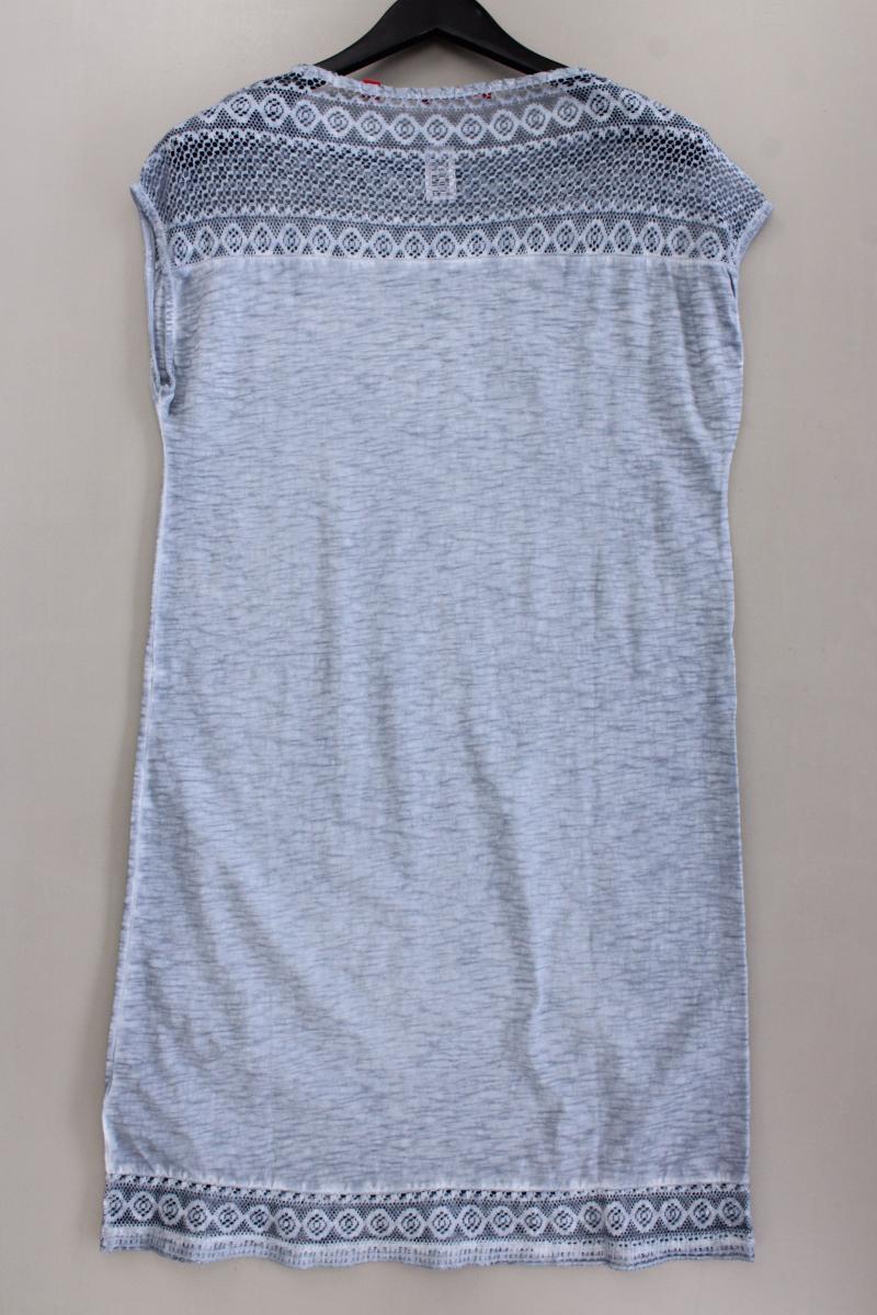 s.Oliver Kurzarmkleid Gr. 38 blau aus Baumwolle