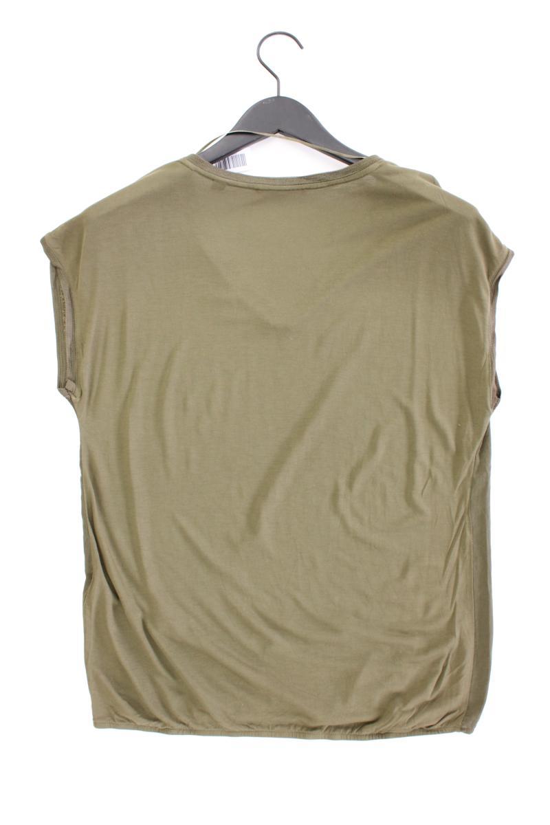 s.Oliver Kurzarmbluse Gr. 38 olivgrün aus Polyester