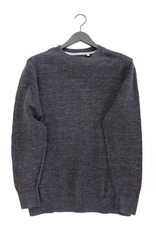 s.Oliver Feinstrickpullover für Herren Gr. XL grau aus Baumwolle
