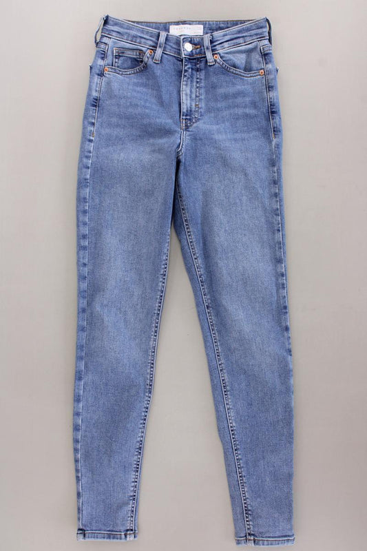 Topshop Skinny Jeans Gr. W25/L32 blau aus Baumwolle