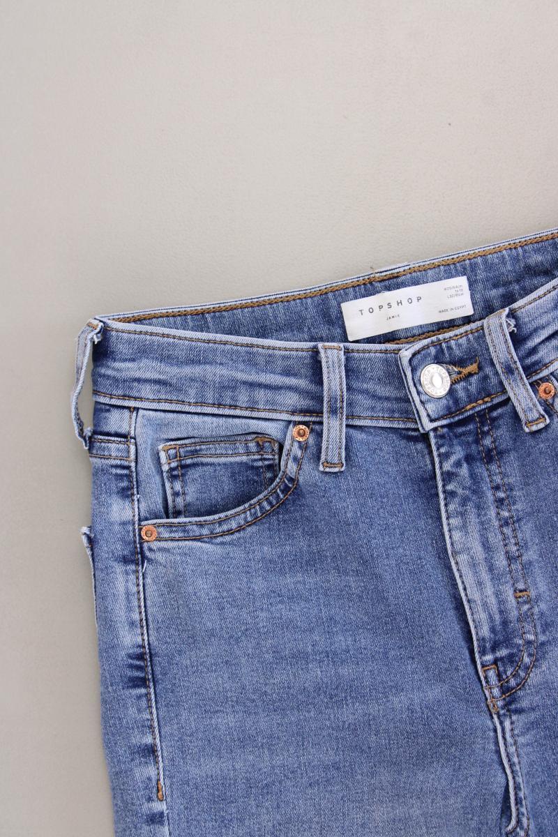 Topshop Skinny Jeans Gr. W25/L32 blau aus Baumwolle