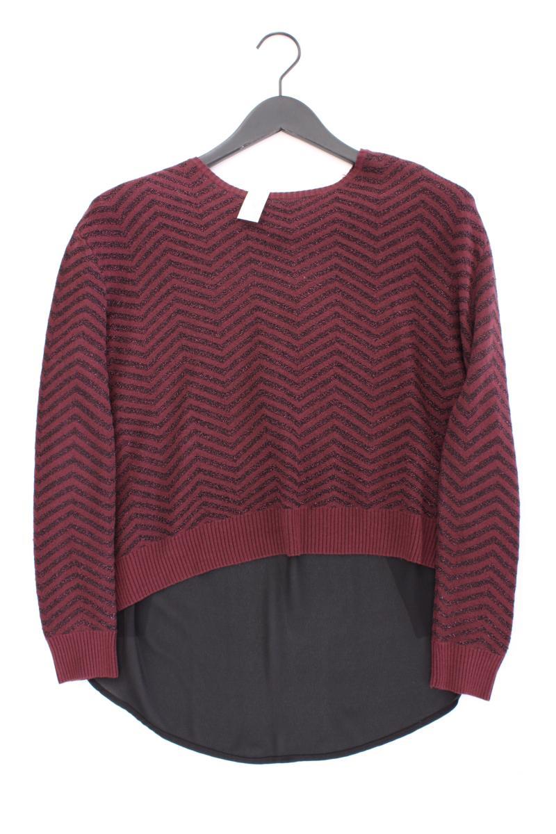 Le temps des cerises Feinstrickpullover Gr. XS rot aus Viskose