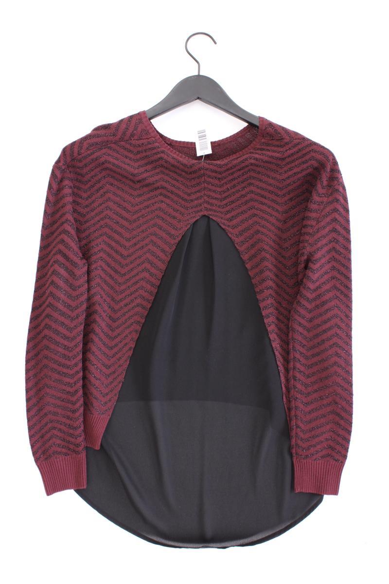 Le temps des cerises Feinstrickpullover Gr. XS rot aus Viskose