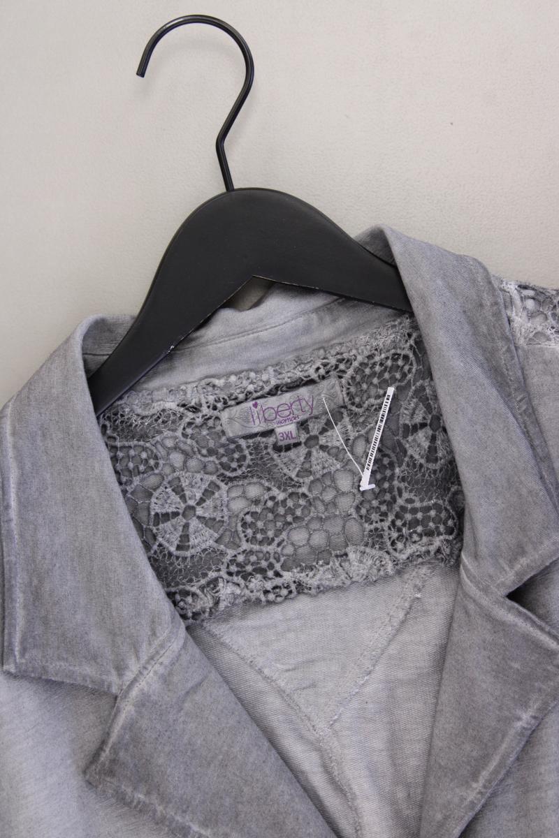 Liberty Jerseyblazer Gr. XXXL grau aus Baumwolle