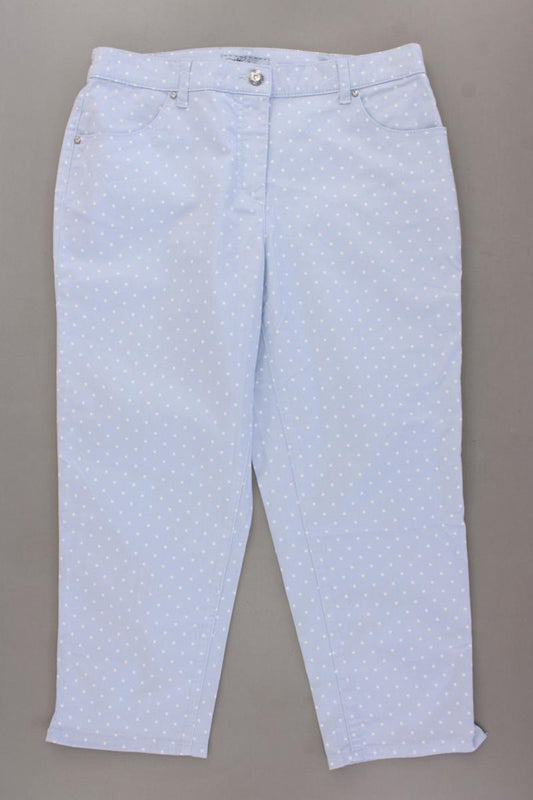 Himmelblau 7/8 Hose Gr. 40 gepunktet neuwertig aus Baumwolle