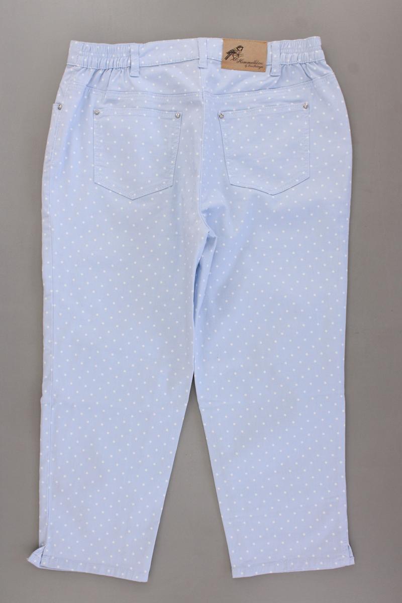 Himmelblau 7/8 Hose Gr. 40 gepunktet neuwertig aus Baumwolle