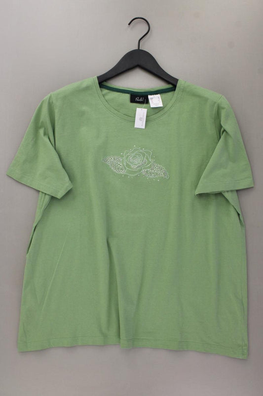 Paola T-Shirt Gr. 48 Kurzarm grün aus Baumwolle