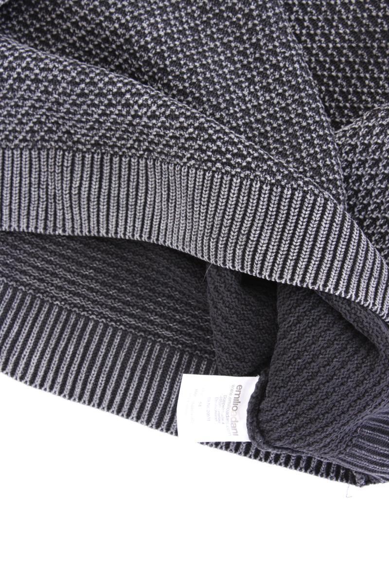 Emilio Adani Grobstrickpullover für Herren Gr. 54 grau aus Baumwolle