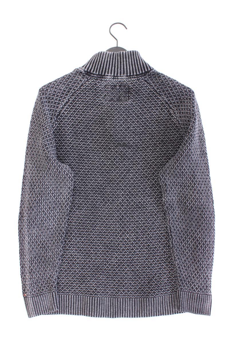 Emilio Adani Grobstrickpullover für Herren Gr. 54 grau aus Baumwolle