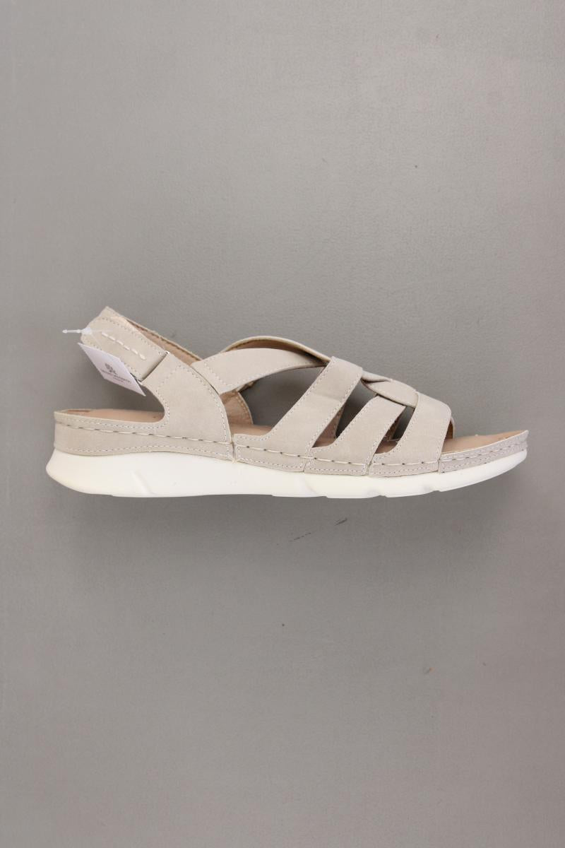 easy Street Sandalen Gr. 38 neuwertig creme aus Kunstleder