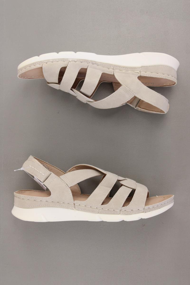 easy Street Sandalen Gr. 38 neuwertig creme aus Kunstleder