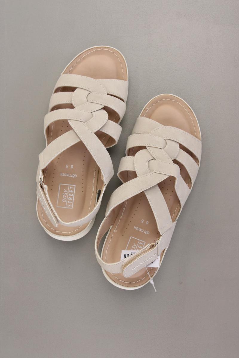 easy Street Sandalen Gr. 38 neuwertig creme aus Kunstleder