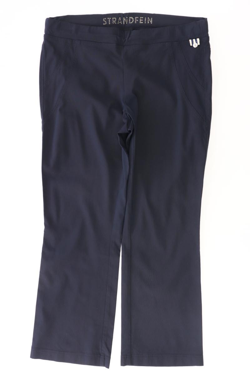 STRANDFEIN Stretchhose Gr. 46 blau aus Viskose