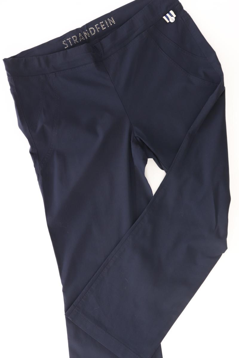 STRANDFEIN Stretchhose Gr. 46 blau aus Viskose