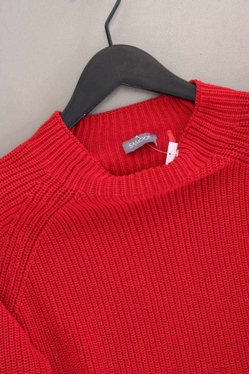 Samoon by Gerry Weber Grobstrickpullover Gr. 46 neuwertig rot