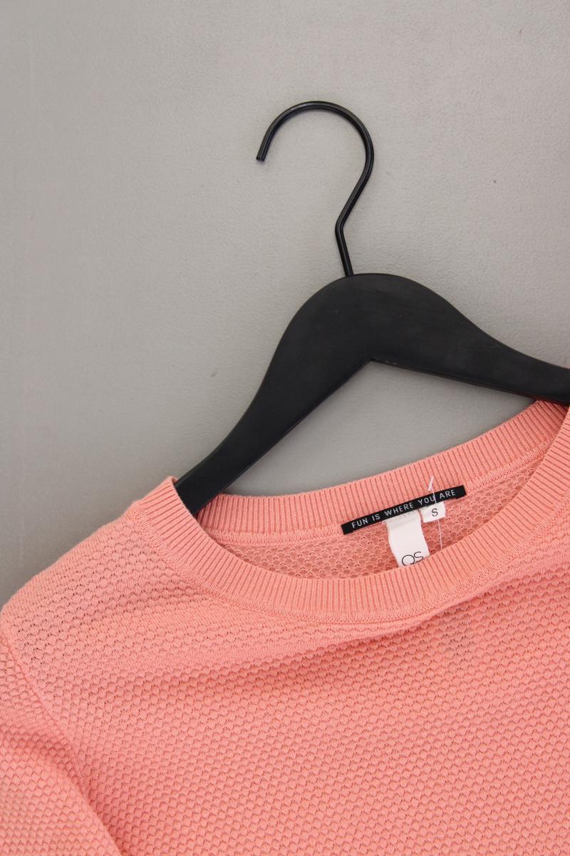QS by s.Oliver Feinstrickpullover Gr. S rosa aus Viskose
