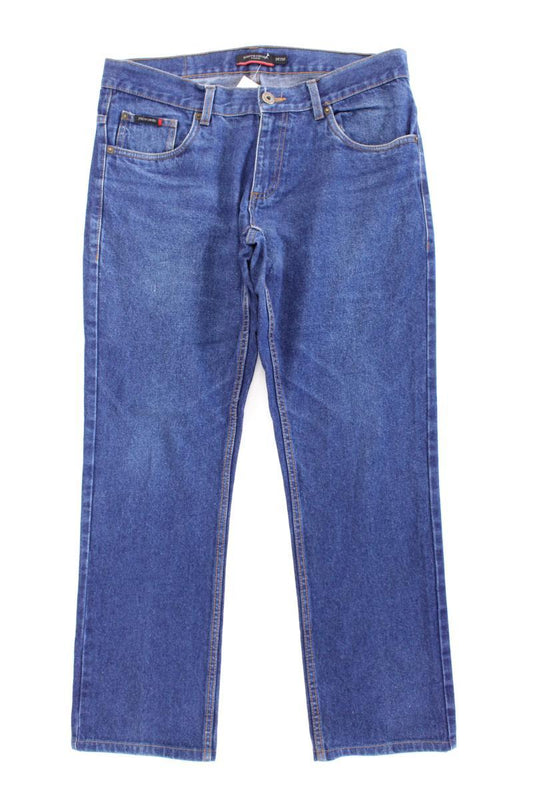 Pierre Cardin Straight Jeans für Herren Gr. W34 blau aus Baumwolle