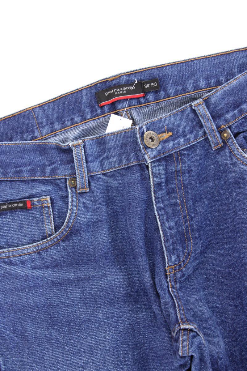 Pierre Cardin Straight Jeans für Herren Gr. W34 blau aus Baumwolle