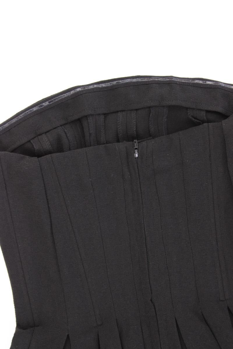 Selected Femme Bandeaukleid Gr. 36 Ärmellos schwarz aus Polyester