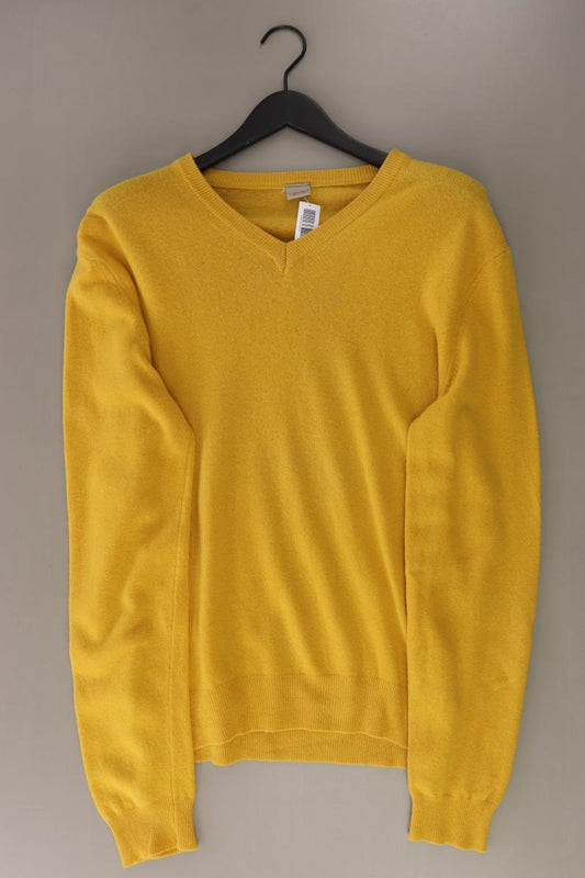 Feinstrickpullover für Herren Gr. L gelb