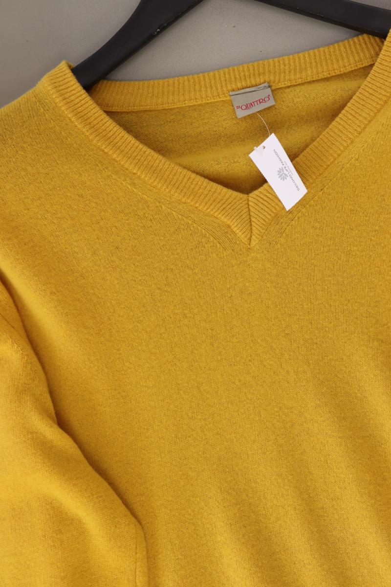 Feinstrickpullover für Herren Gr. L gelb