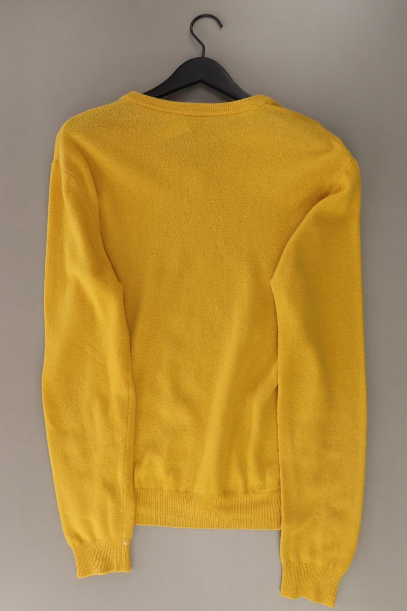 Feinstrickpullover für Herren Gr. L gelb