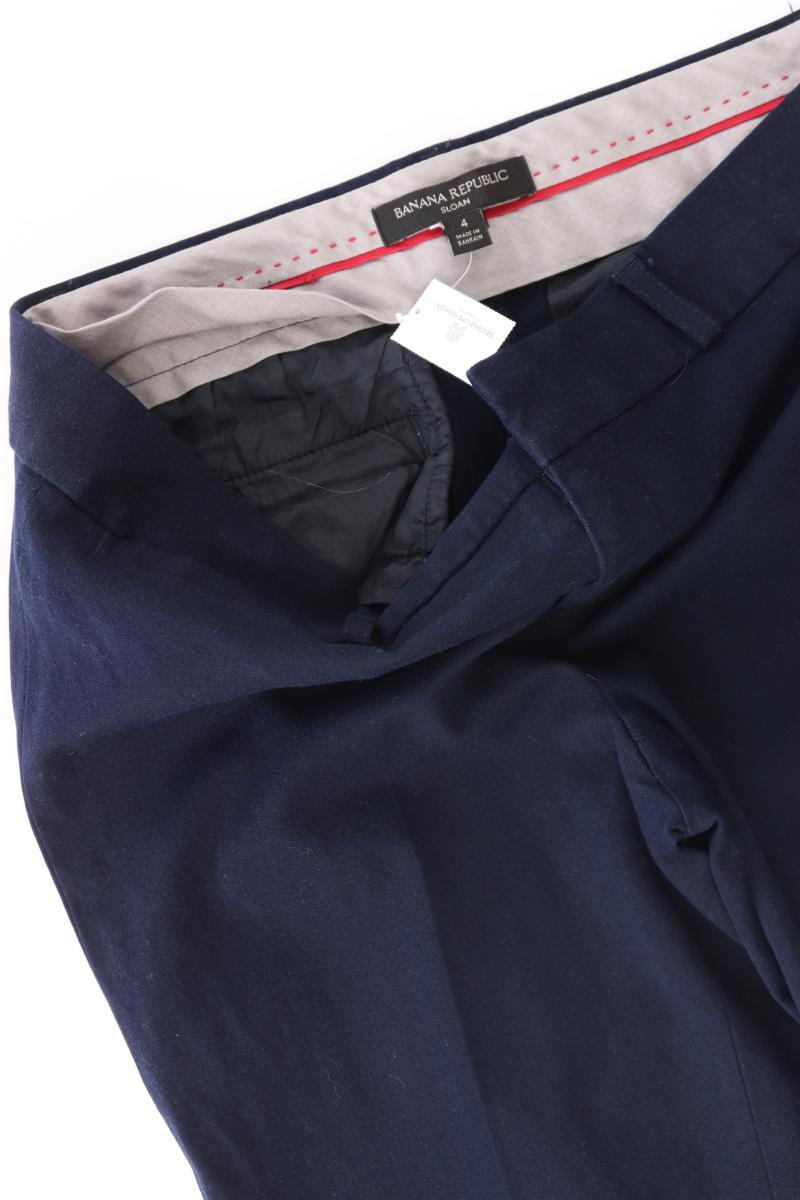 Banana Republic Anzughose Gr. US 4 (S) blau aus Viskose
