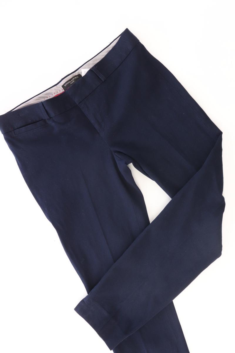 Banana Republic Anzughose Gr. US 4 (S) blau aus Viskose
