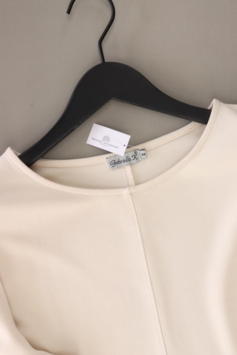 Gabriella K. Langarmpullover Gr. 44 creme