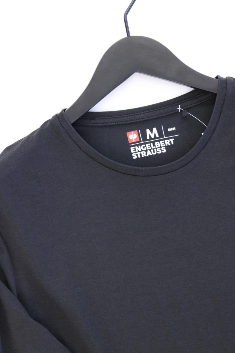 Engelbert + Strauss Longsleeve-Shirt für Herren Gr. M Langarm schwarz aus Modal