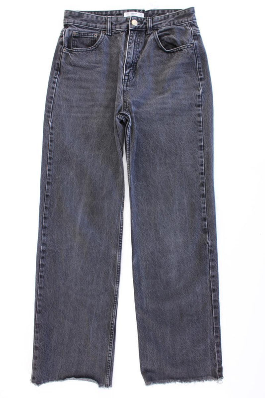 Pull&Bear Regular Jeans Gr. 38 grau aus Baumwolle