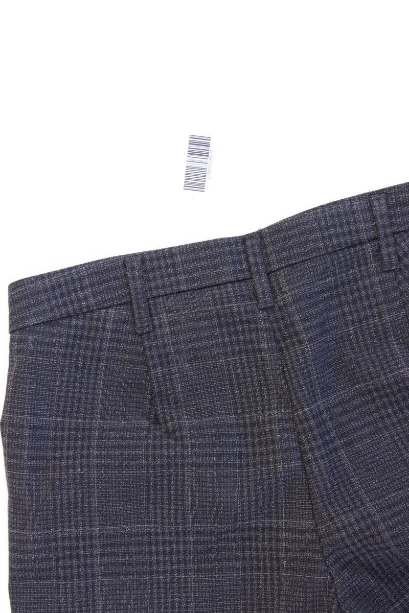 Bershka Stoffhose Gr. 36 kariert grau aus Polyester